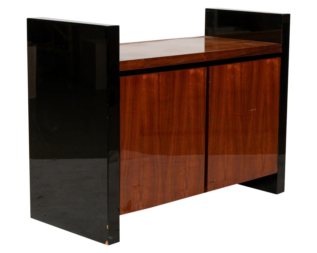 Henredon - Lacquered Cabinet: Description - Henredon lacquered cabinet. Dimensions - 31.5" x 41.5" x 18"