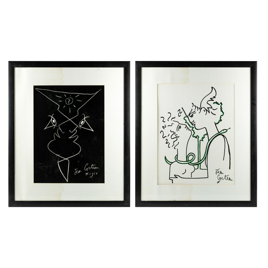 Jean Cocteau - Two Large Lithographs (1 of 5)