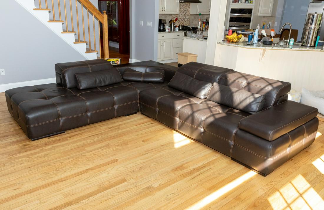 Leather Sectional Sofa (1 of 1)