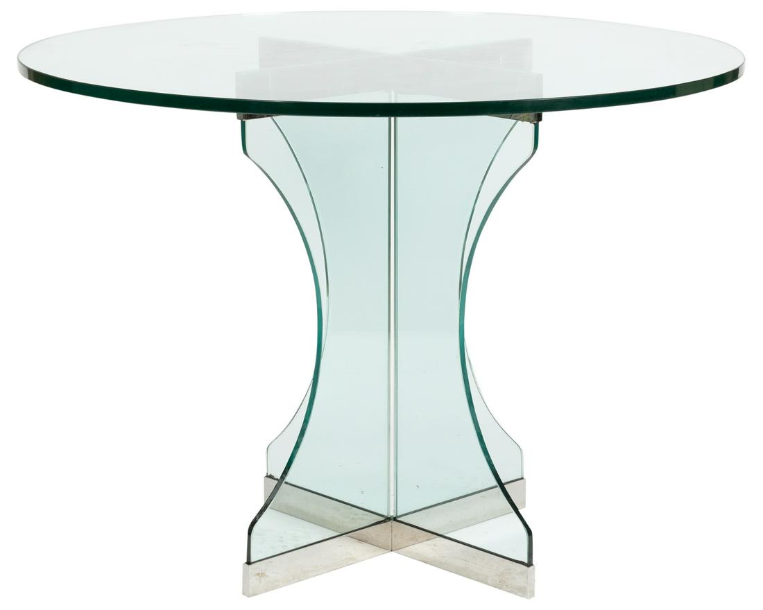 Pace - Chrome & Glass Ocassional Table (1 of 1)