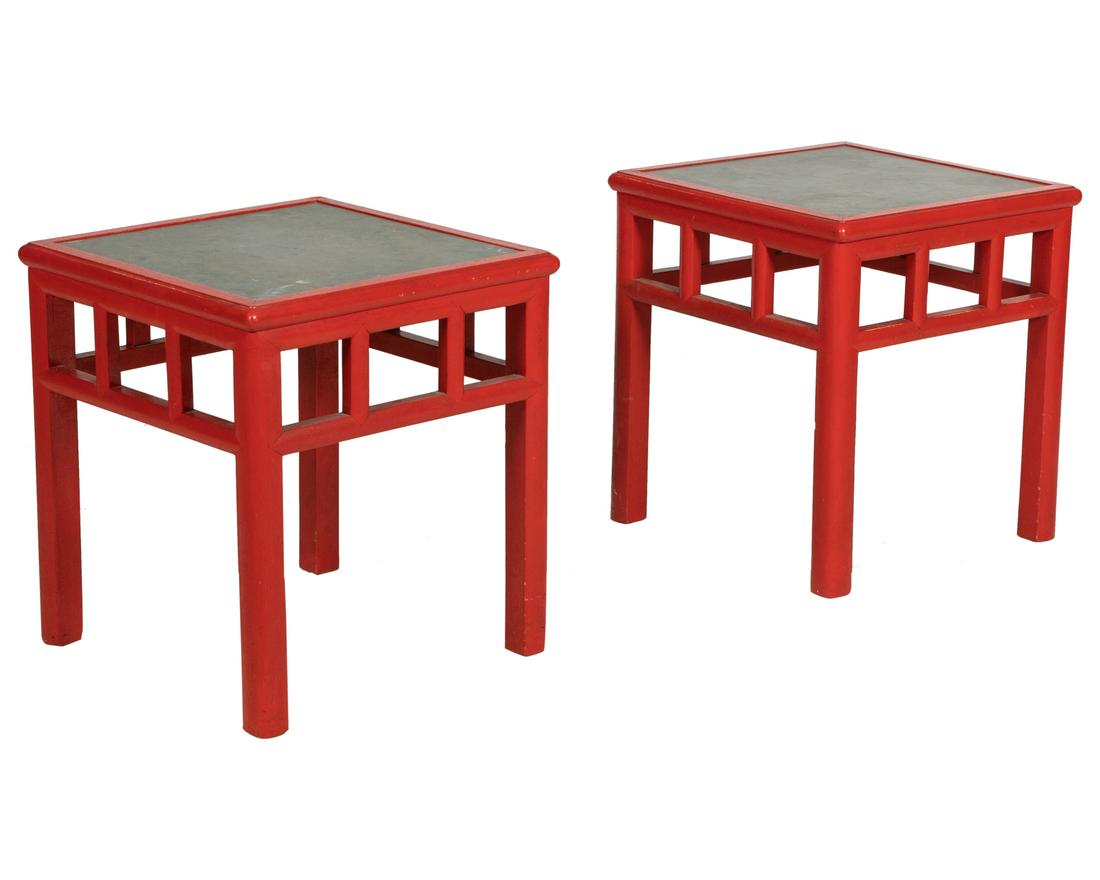 Slate Top End Tables (1 of 1)