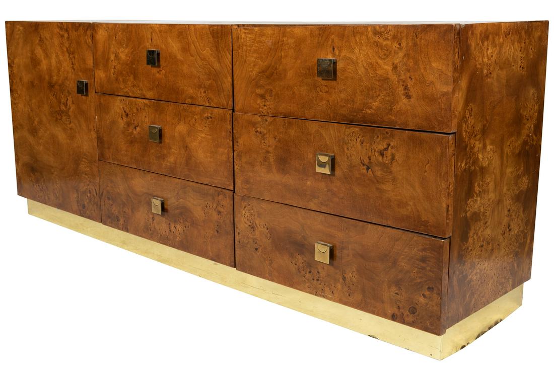 Milo Baughman Style Dresser (1 of 3)