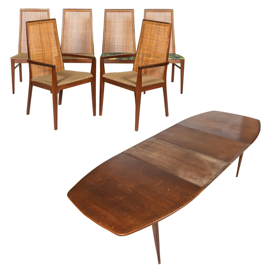 Dillingham - Walnut Dining Table and 6 Chairs (1 of 9)