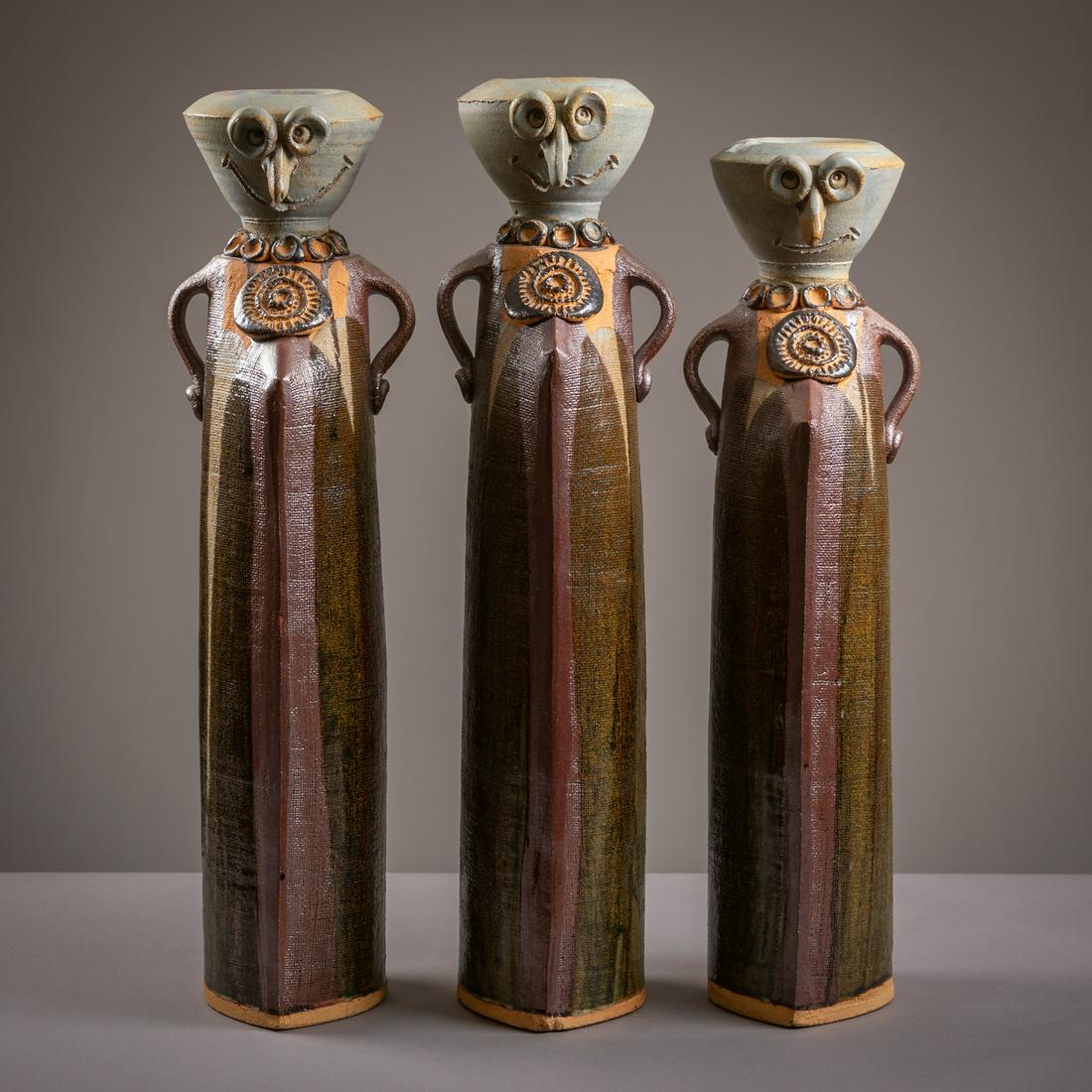 Abstract Figural Pottery Vessels (1 of 2)