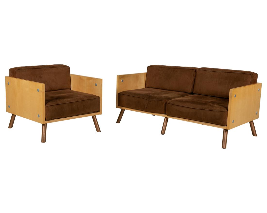 Knoll - Salsa Chair and Loveseat: Description - Knoll Salsa chair and loveseat. Dimensions - loveseat - 29" x 59.5" x 30"