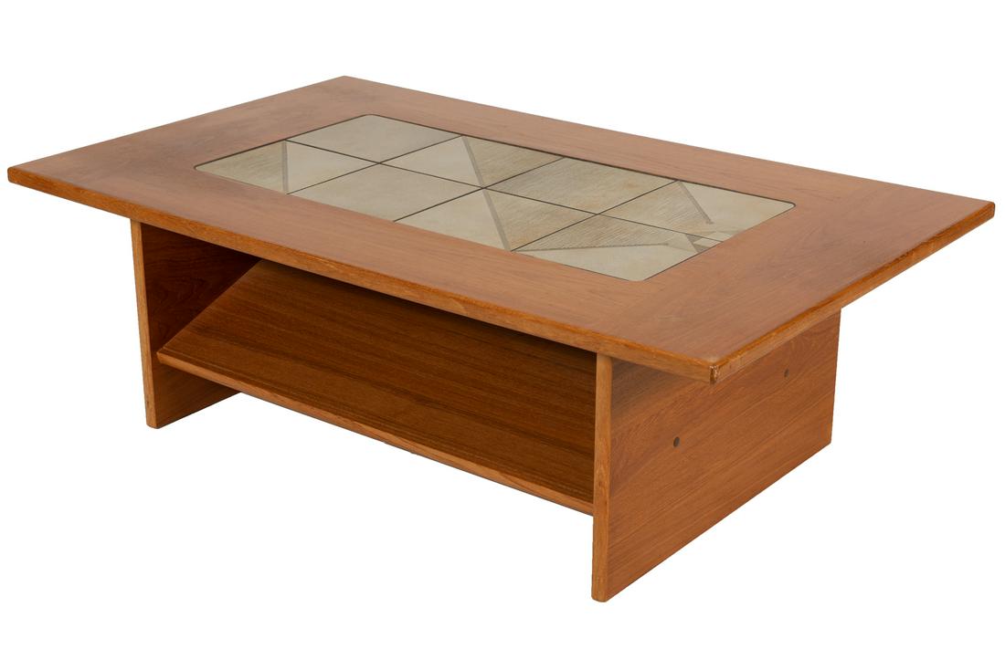 Gangso - Teak and Tile Coffee Table (1 of 2)