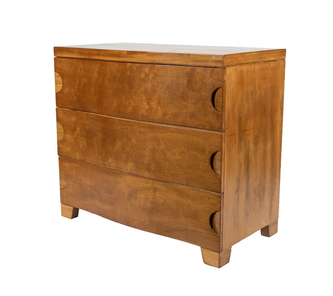 Mid Century Serpentine Chest (1 of 1)