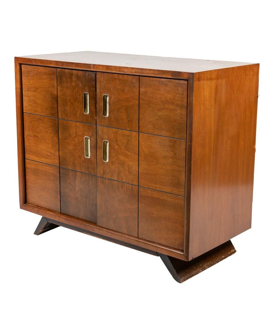 Mid Century Walnut Stereo Cabinet (1 of 5)