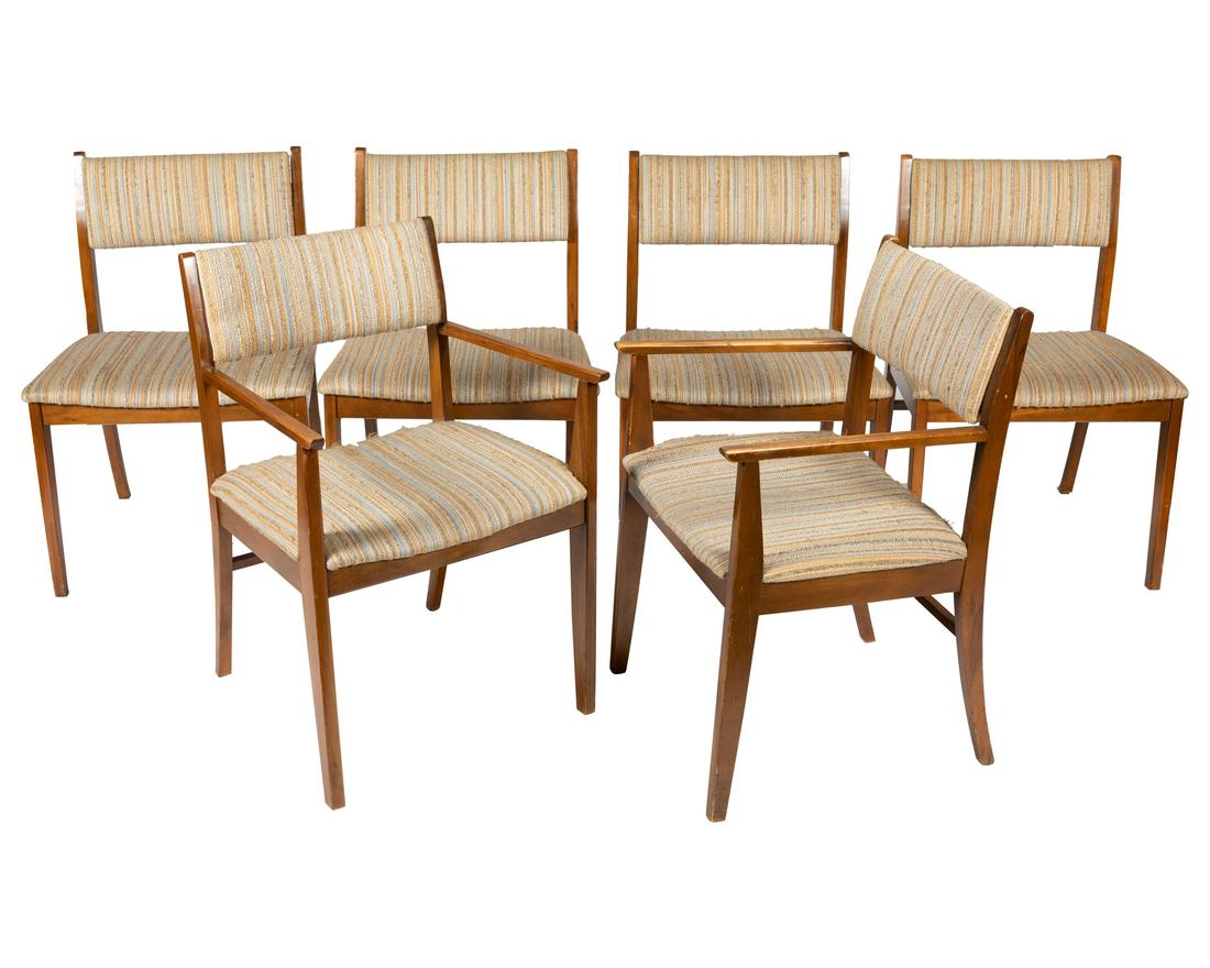 Mid Century Walnut Dining Chairs - Six (1 of 3)