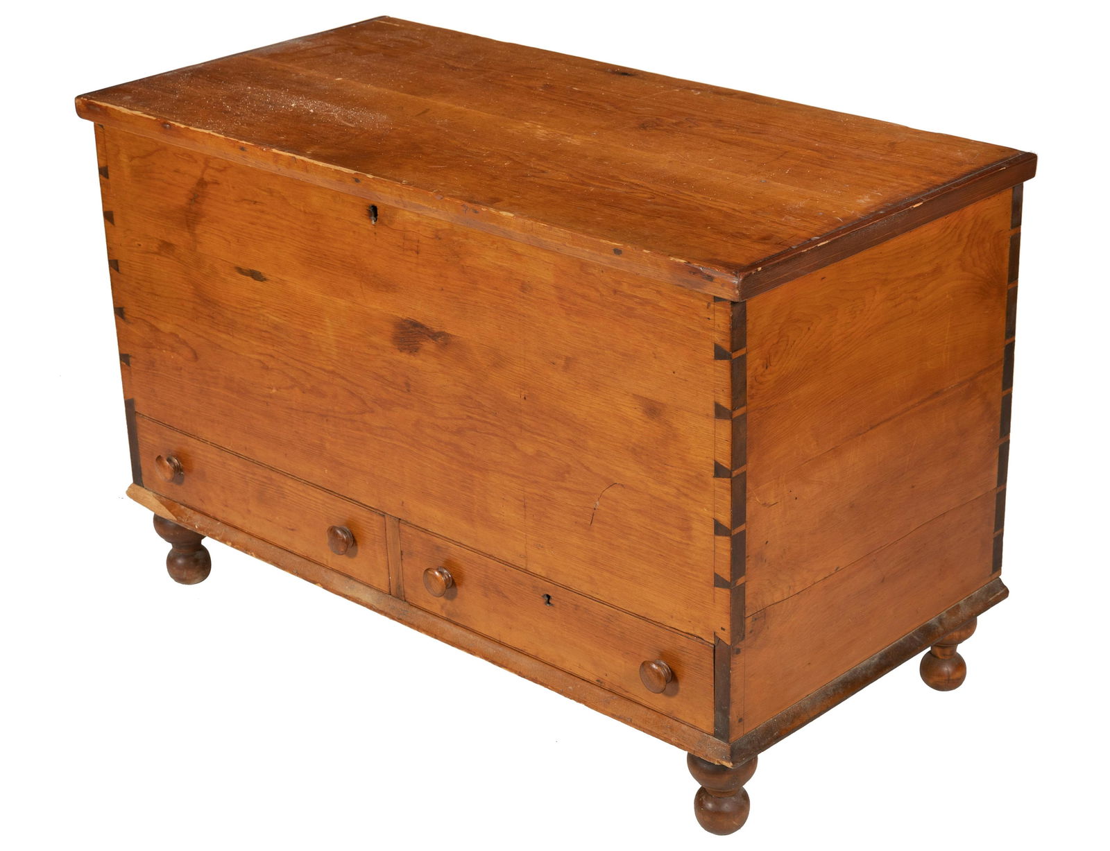 Shaker Style Pine Blanket Chest (1 of 2)