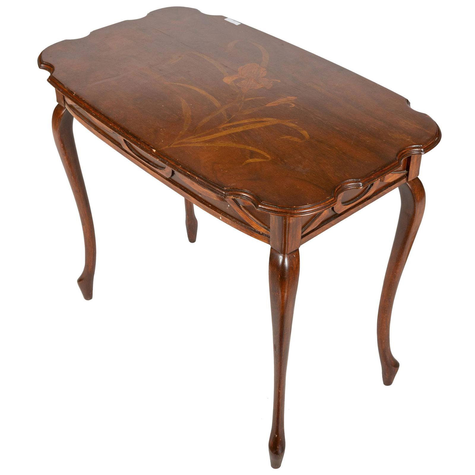 Art Nouveau Style Inlaid Lamp Table (1 of 2)