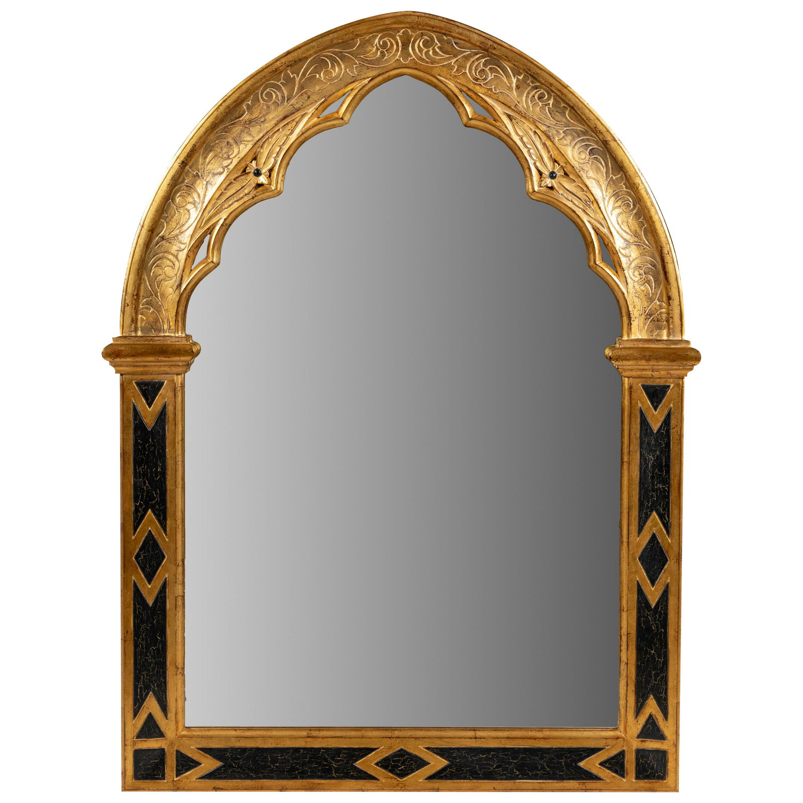 Dauphine - Gothic Style Giltwood Mirror (1 of 3)