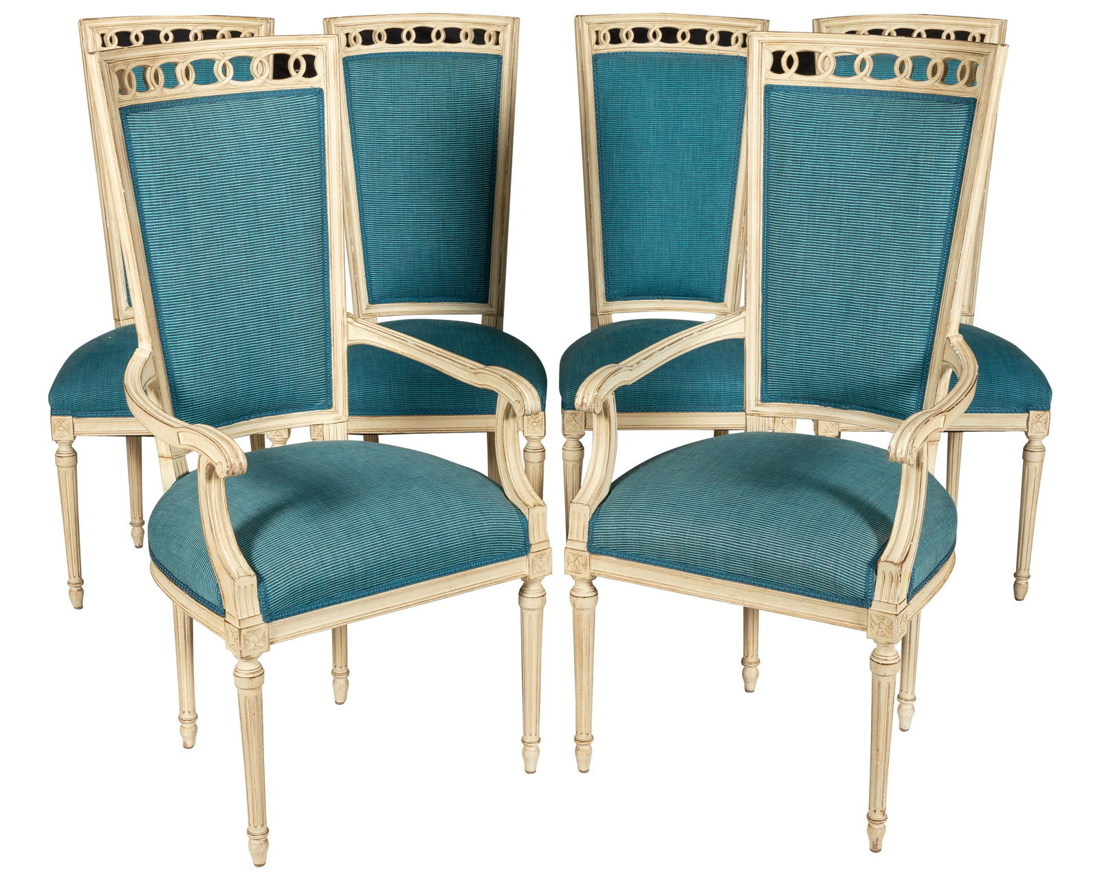 Hollywood Regency Dining Chairs - Six (1 of 1)