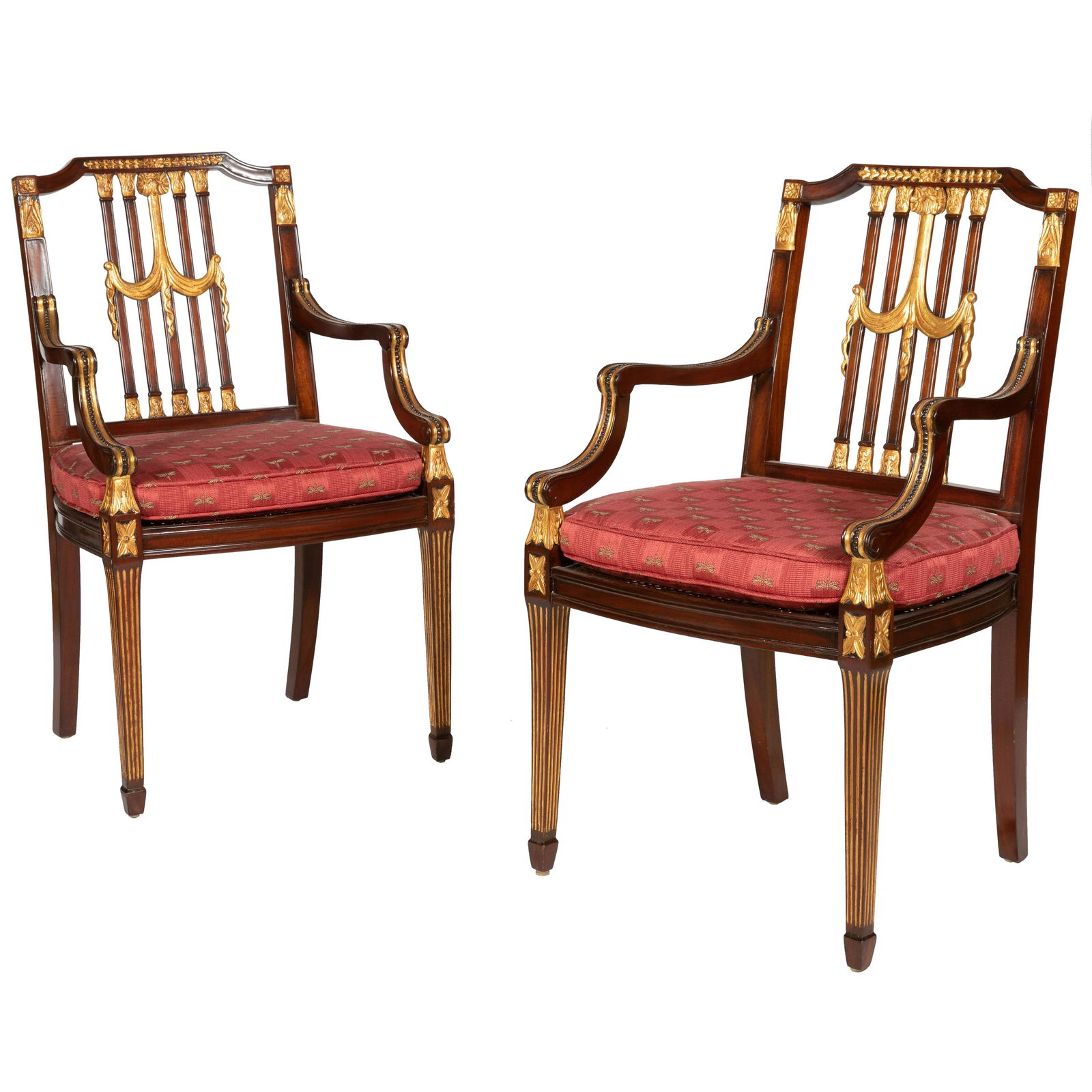 Maitland Smith - French Empire Style Arm Chairs (1 of 5)