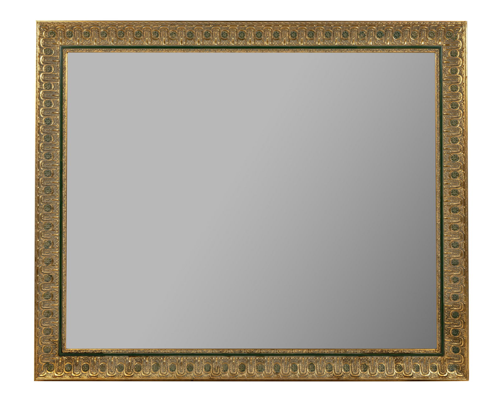 Gold Leaf Beveled Mirror (1 of 3)