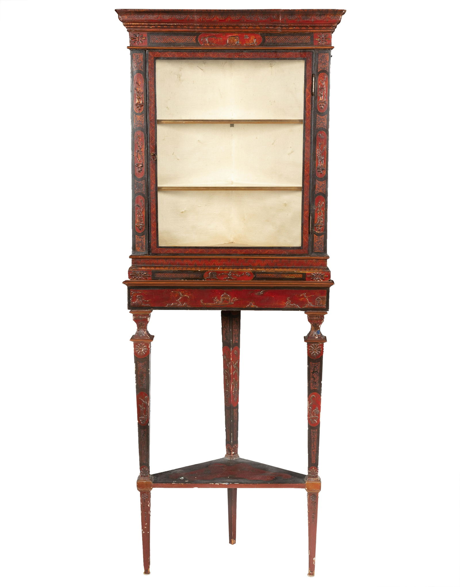 Chinoiserie Decorated Corner Cabinet (1 of 7)