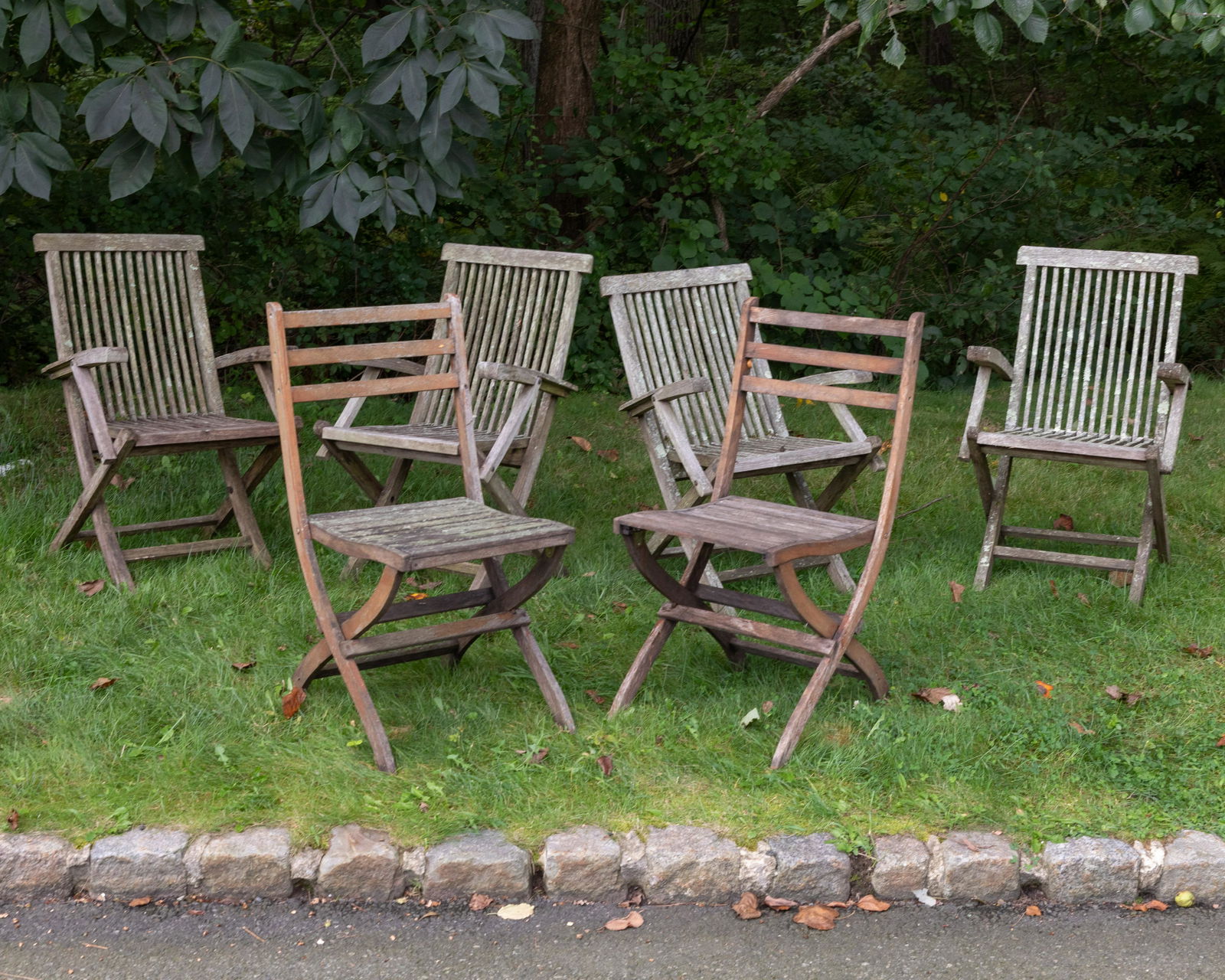 Teak Folding Chairs - 6 (1 of 8)