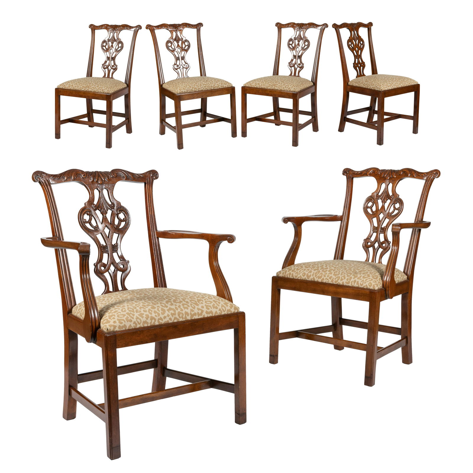 Baker Mahogany Dining Chairs - Six (1 of 10)