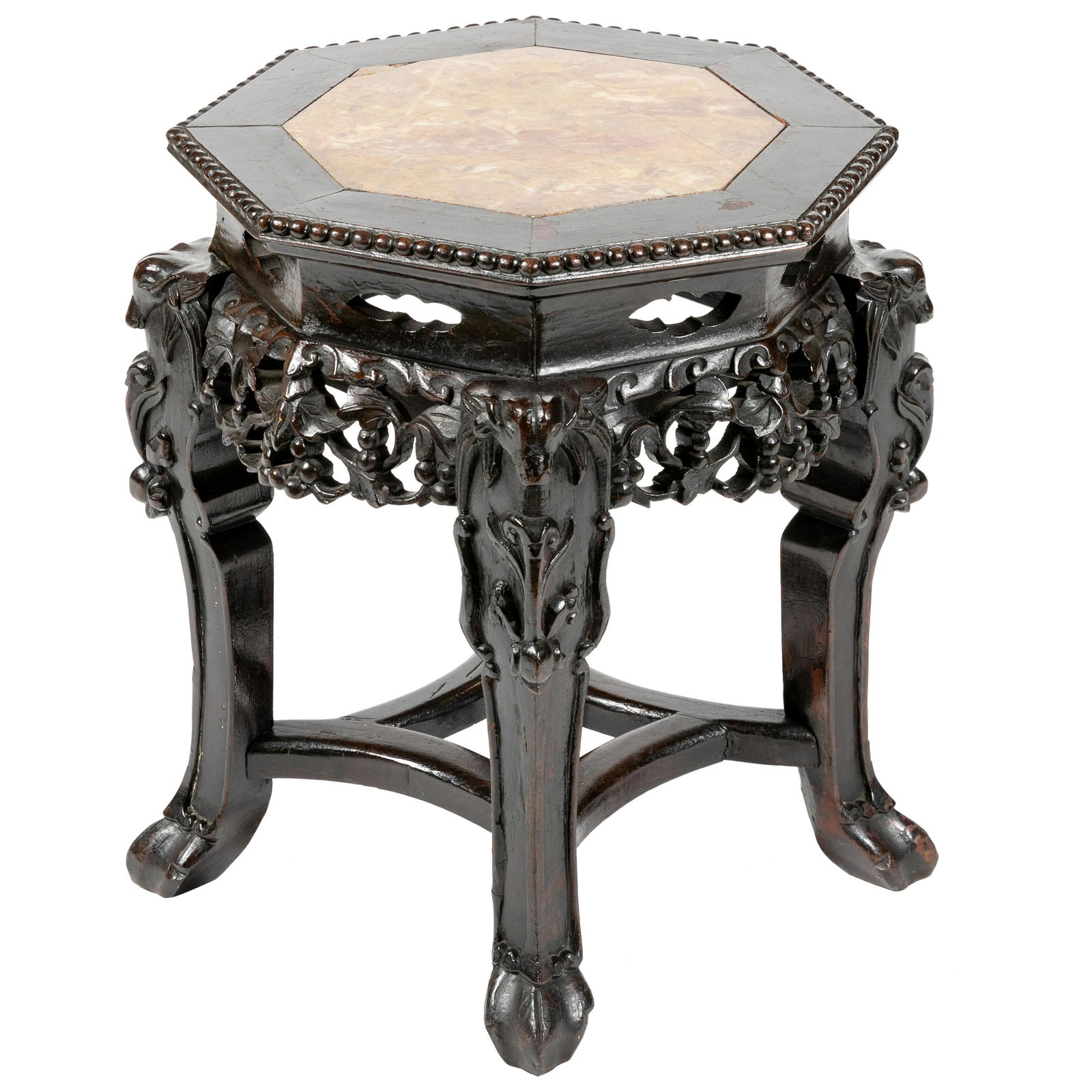 Antique Marble Top Chinese Taboret (1 of 5)