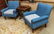Tudor Style Library Chairs - Pair