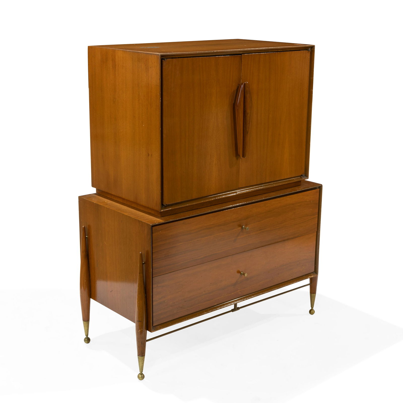 Walnut High Chest (1 of 3)