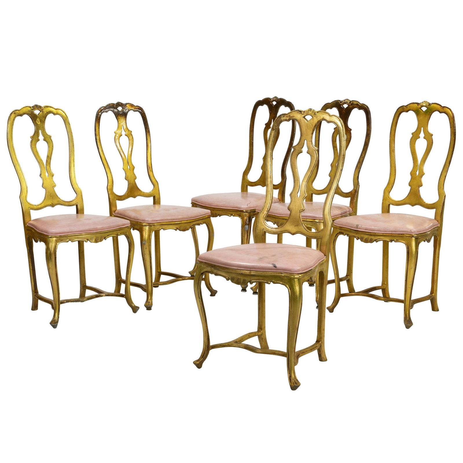 Arthur Court - Gilt Metal Dining Chairs - 6 (1 of 2)