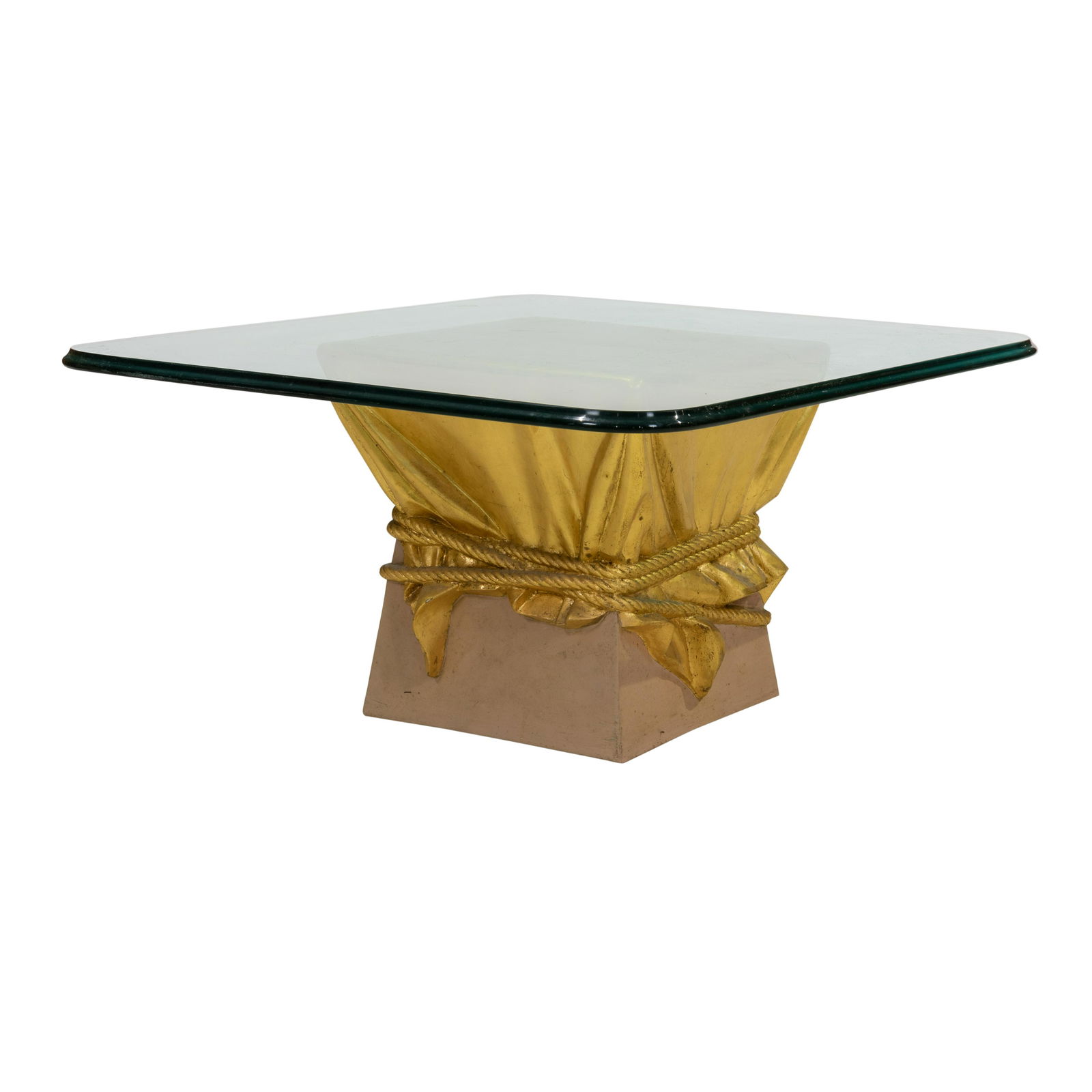 Hollywood Regency Style Pedestal Coffee Table (1 of 2)