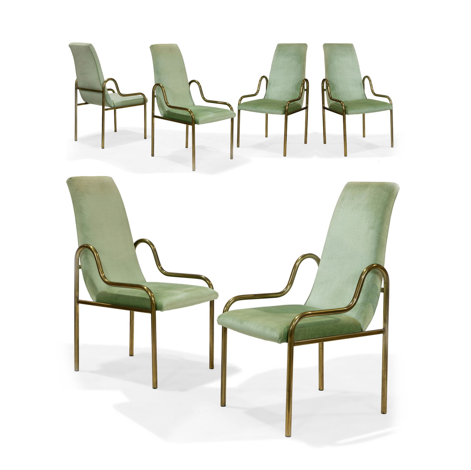 Mastercraft - Brass Dining Chairs - 6 (1 of 6)