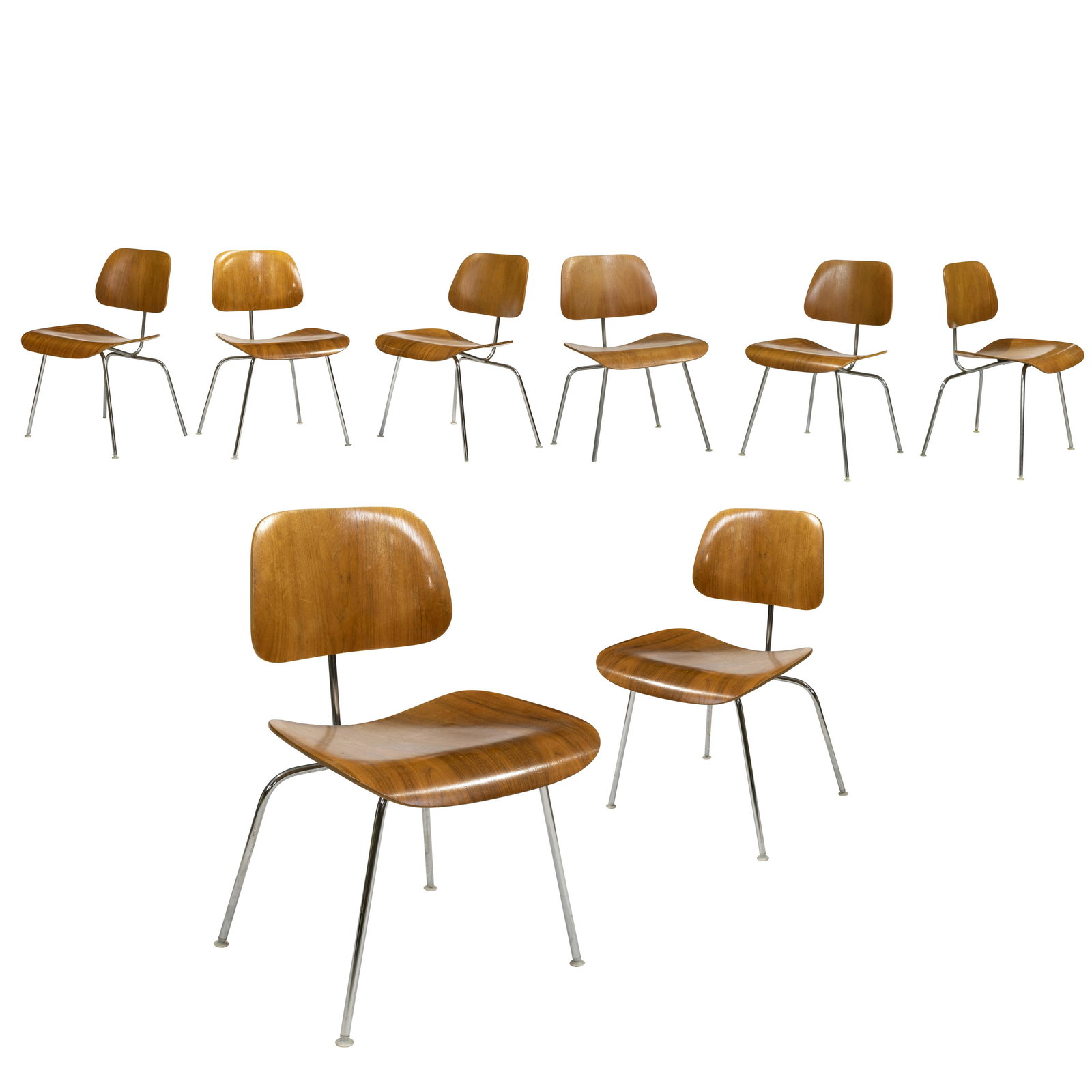 Charles & Ray Eames - DCM - Set of Eight (1 of 9)