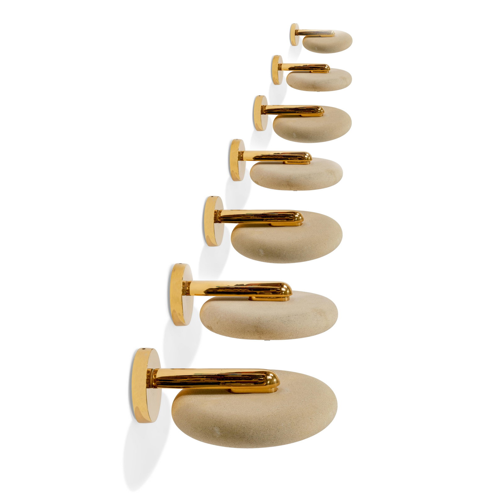 Charles Pfister - Bronze and Sandstone Sconces - 7 (1 of 9)