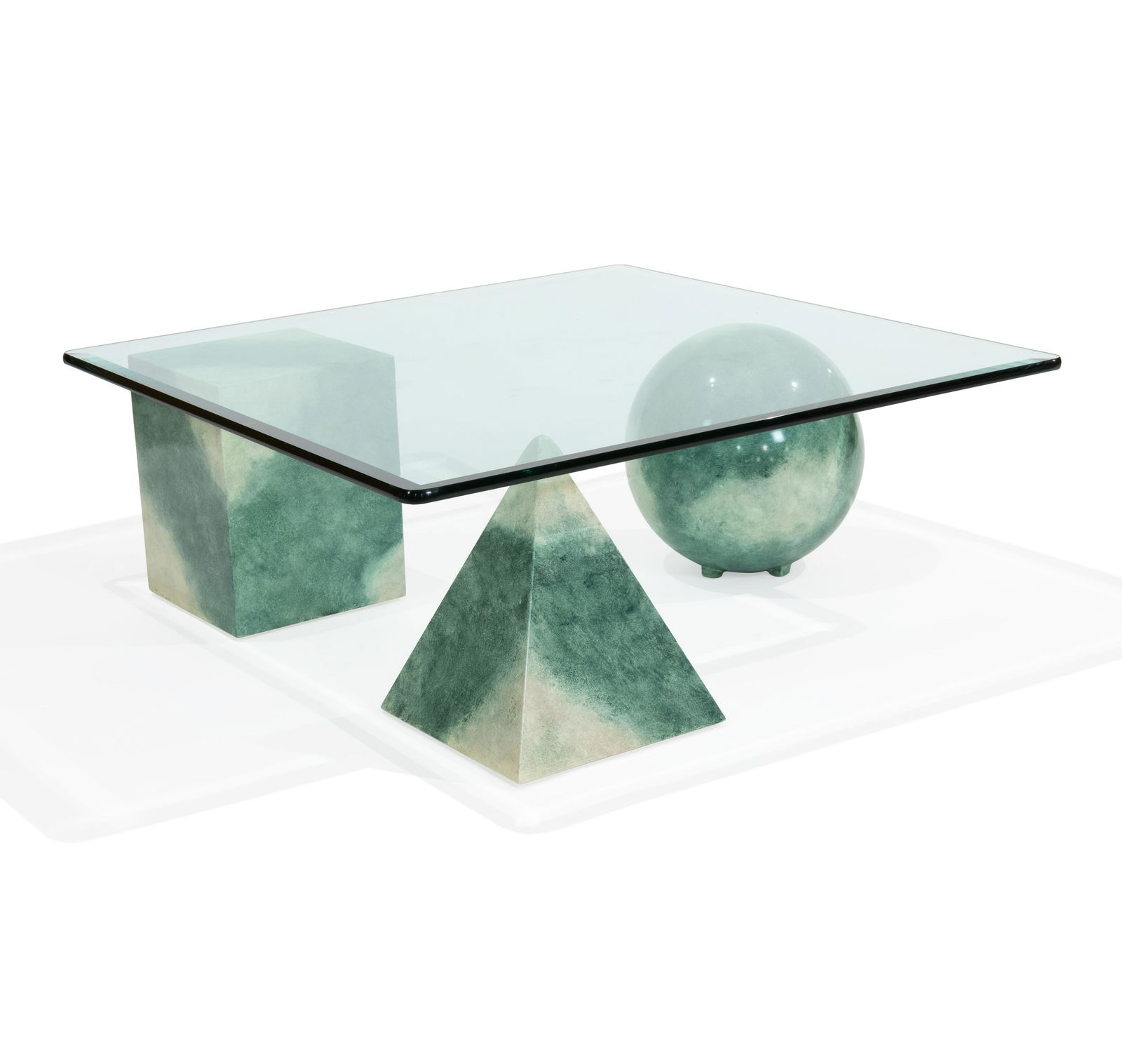 After Massimo Vignelli - Faux Marble Coffee Table (1 of 3)