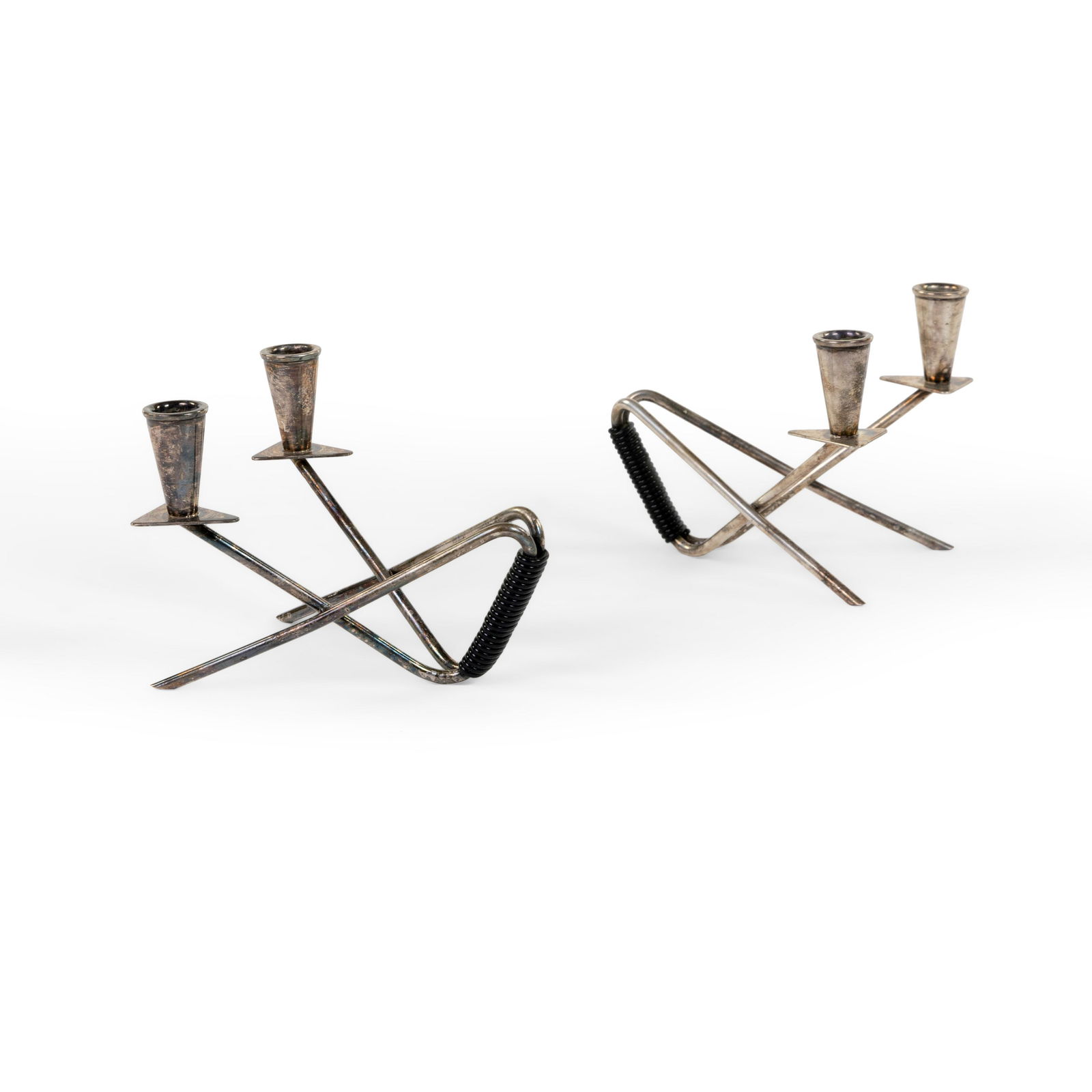 Carl Christensen - Silver Plated Candleholders (1 of 4)