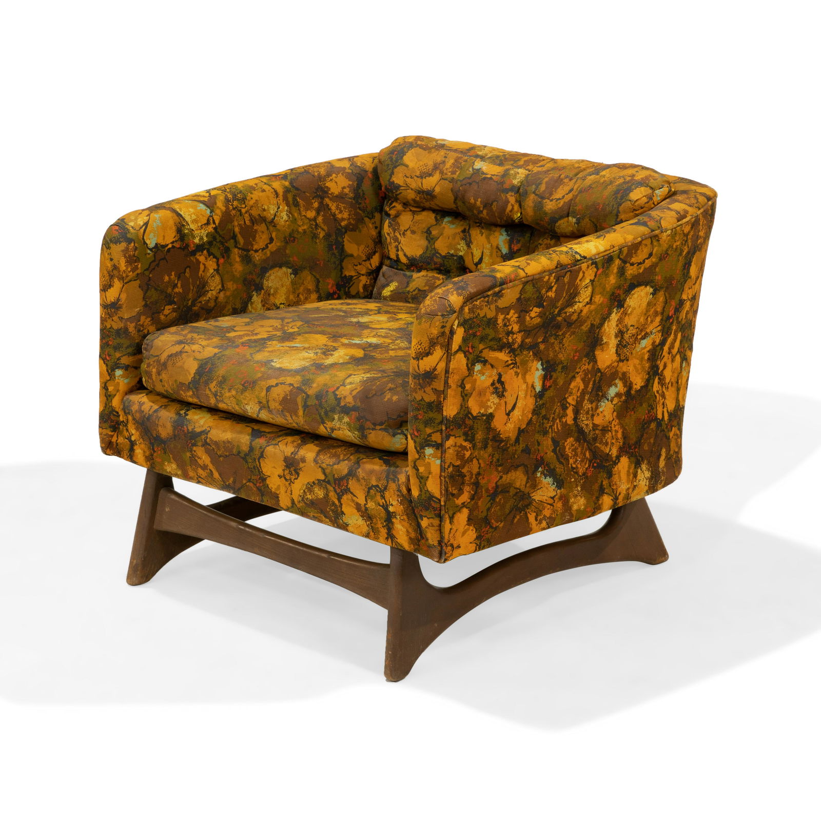 Adrian Pearsall - Tub Chair: Description - Adrian Pearsall tub chair. Dimensions - 25.5" x 32" x 33"