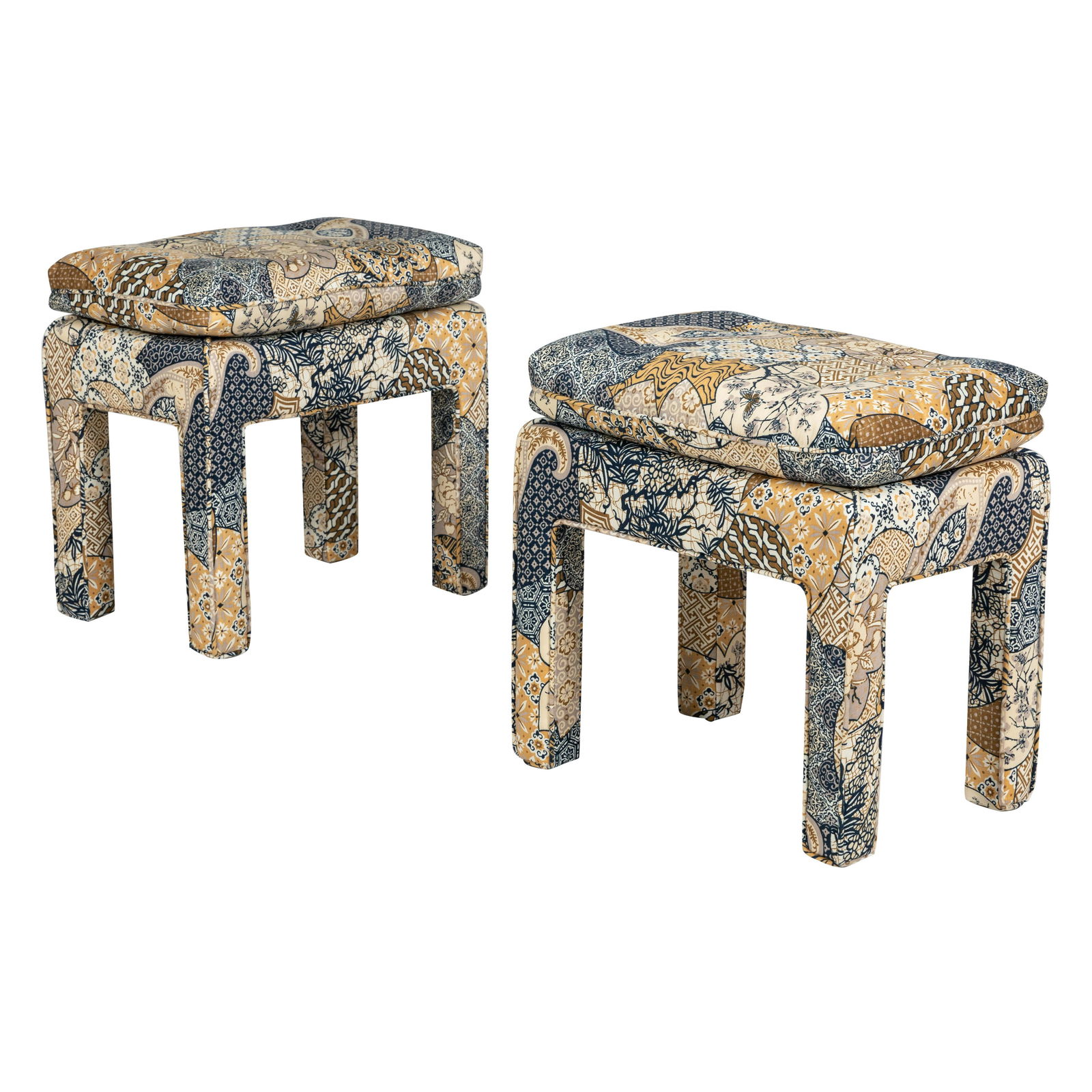 Upholstered Benches - Pair (1 of 1)