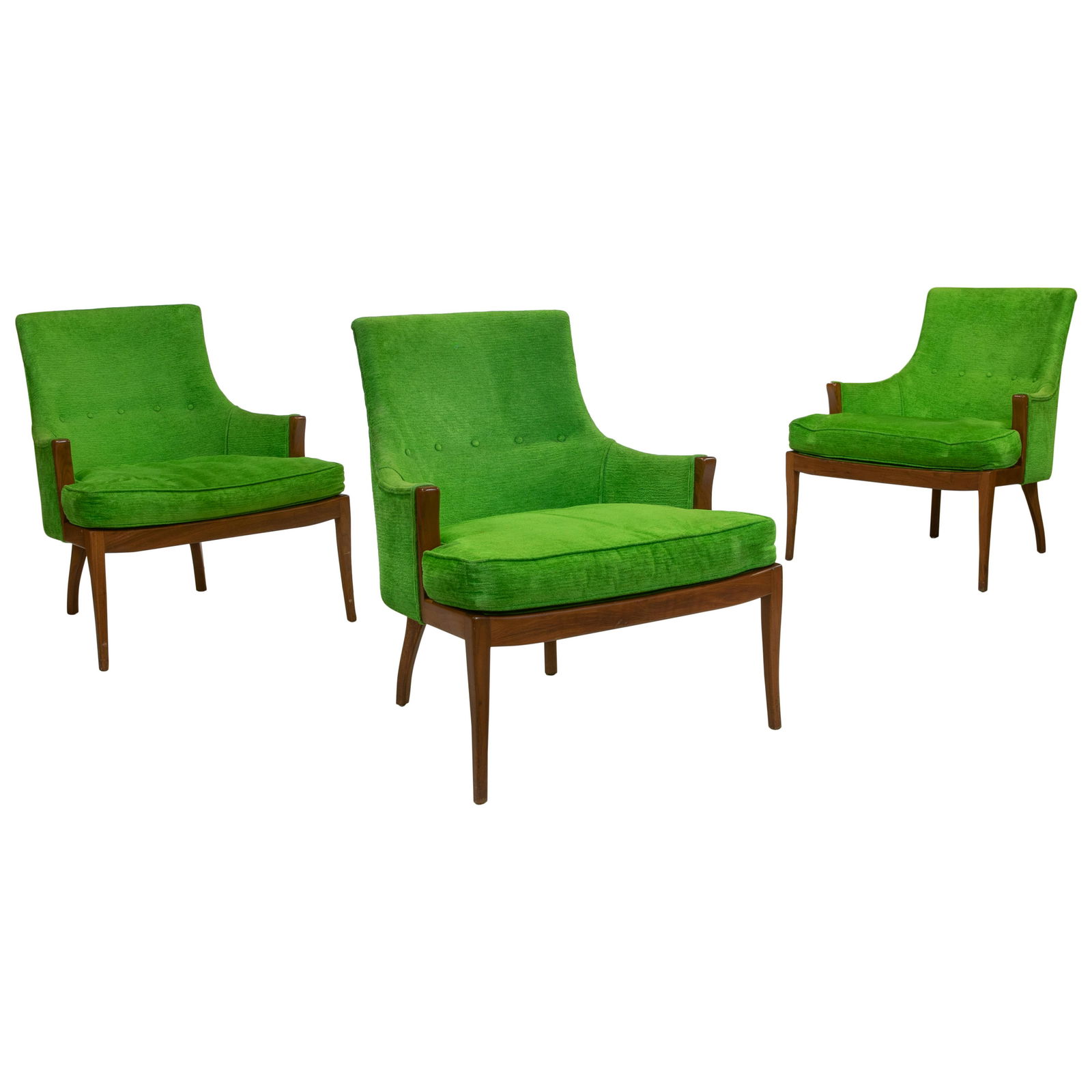 Parzinger Style Lounge Chairs - Three (1 of 3)