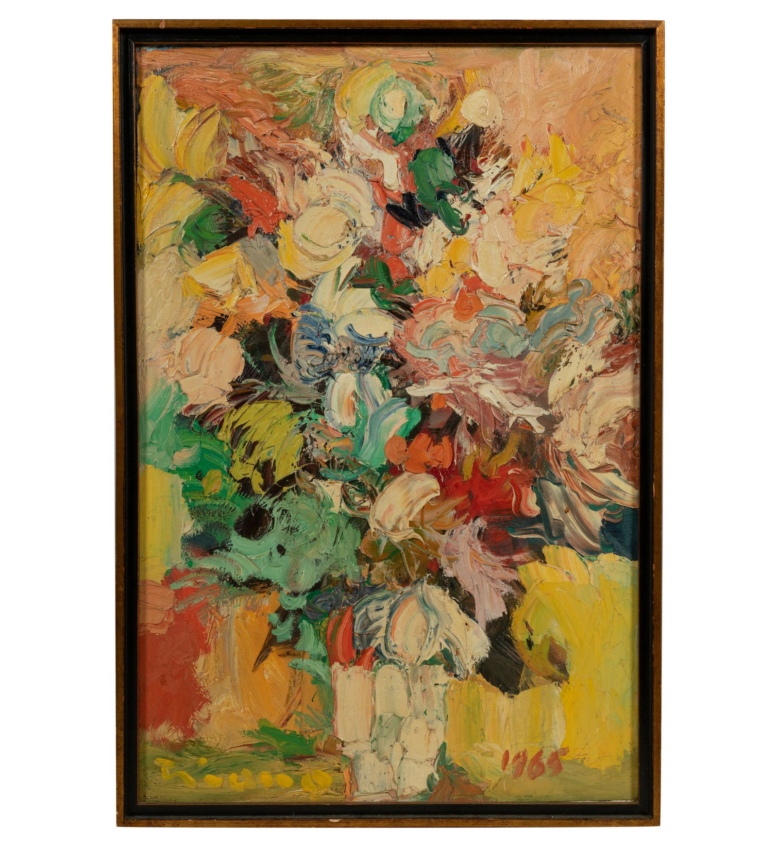 Anthony Triano - Abstract Oil on Canvas (1 of 7)