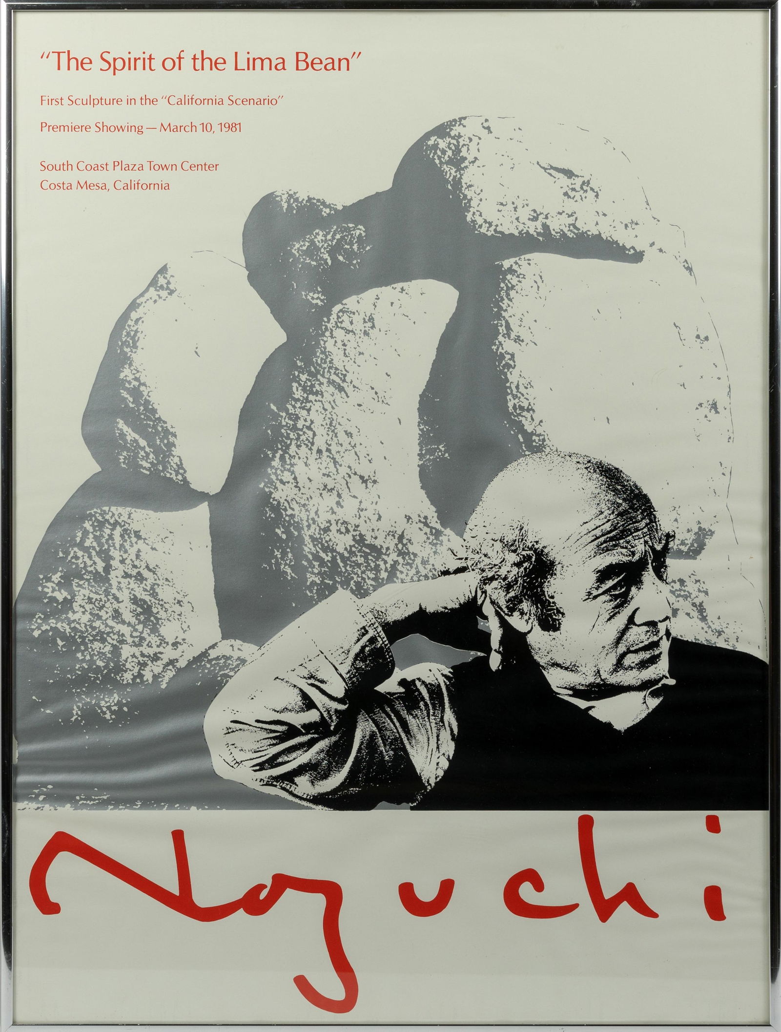 Isamu Noguchi - Poster 1981 (1 of 1)