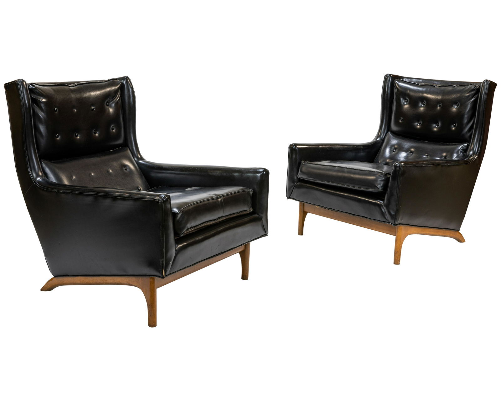 Mid Century Lounge Chairs - Pair (1 of 4)