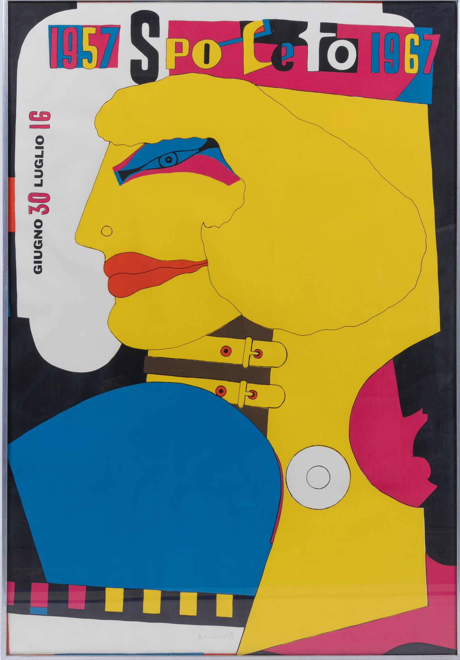 Richard Lindner - Spoleto Festival Poster - Signed (1 of 3)