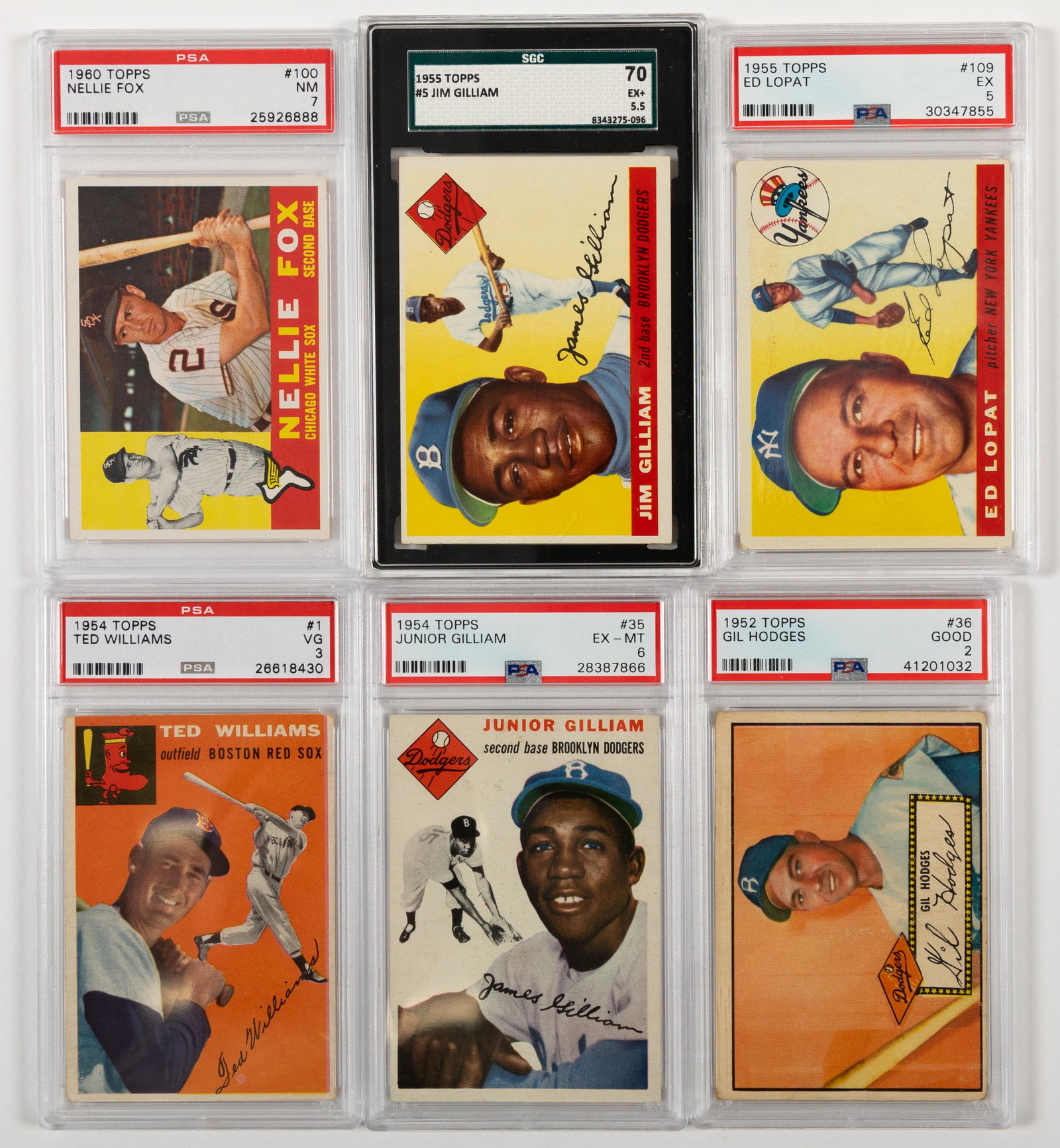 Topps - 1950's Baseball Cards - 6 (1 of 2)