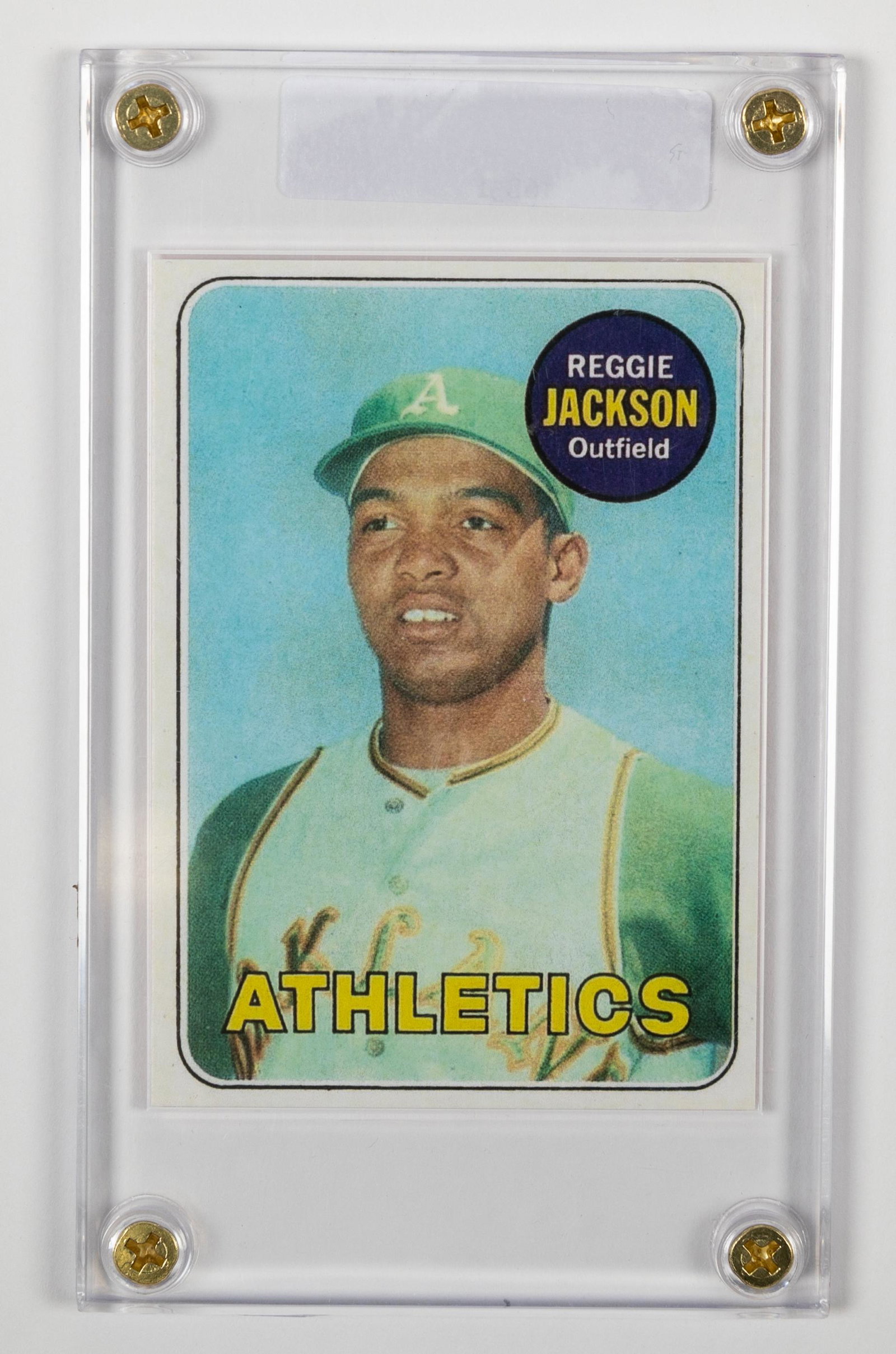 Topps - 1969 Reggie Jackson Baseball Card (1 of 2)