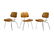 Charles & Ray Eames - DCM - Set of Eight - 2