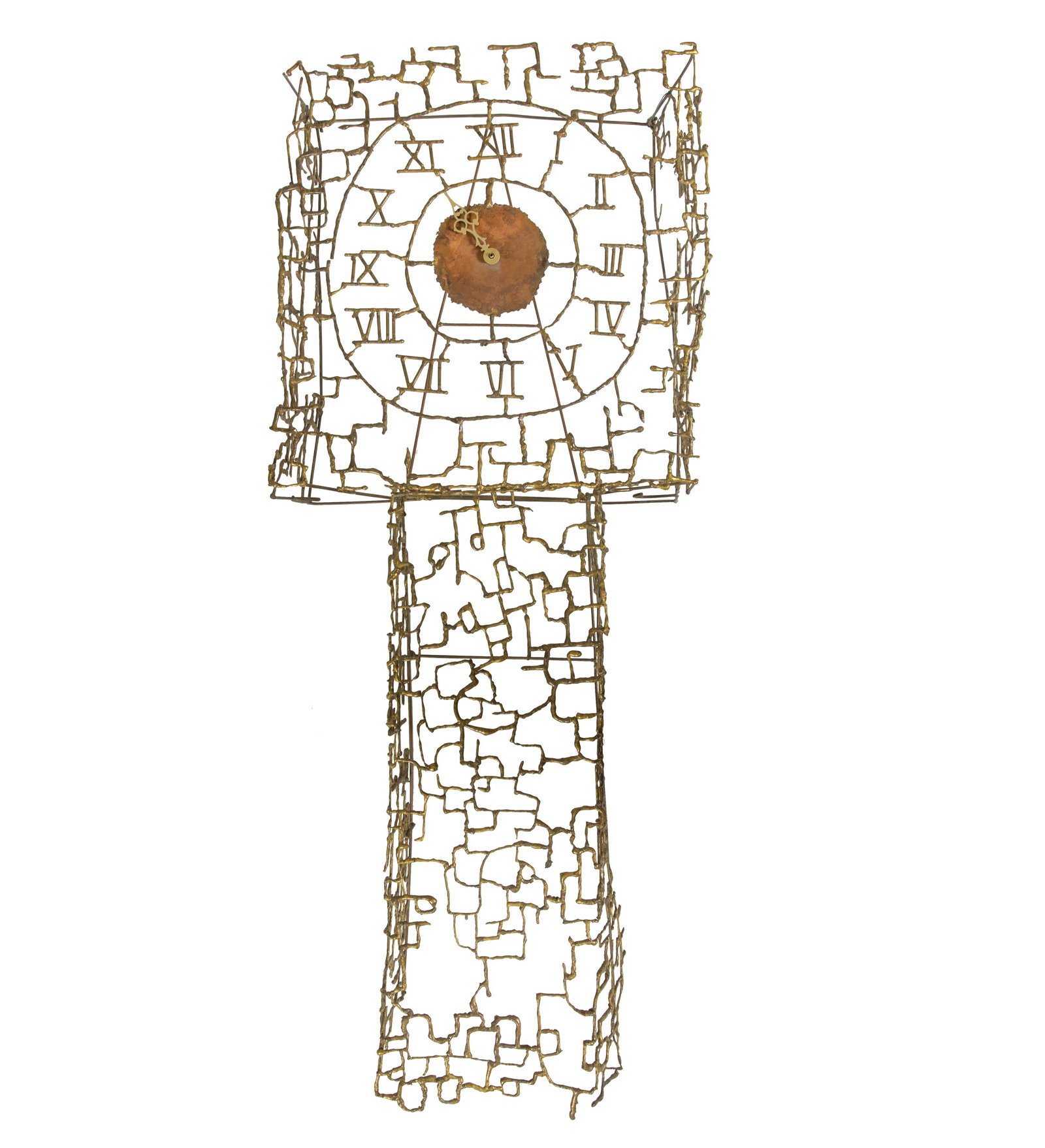 Brutalist Style Wall Clock (1 of 3)