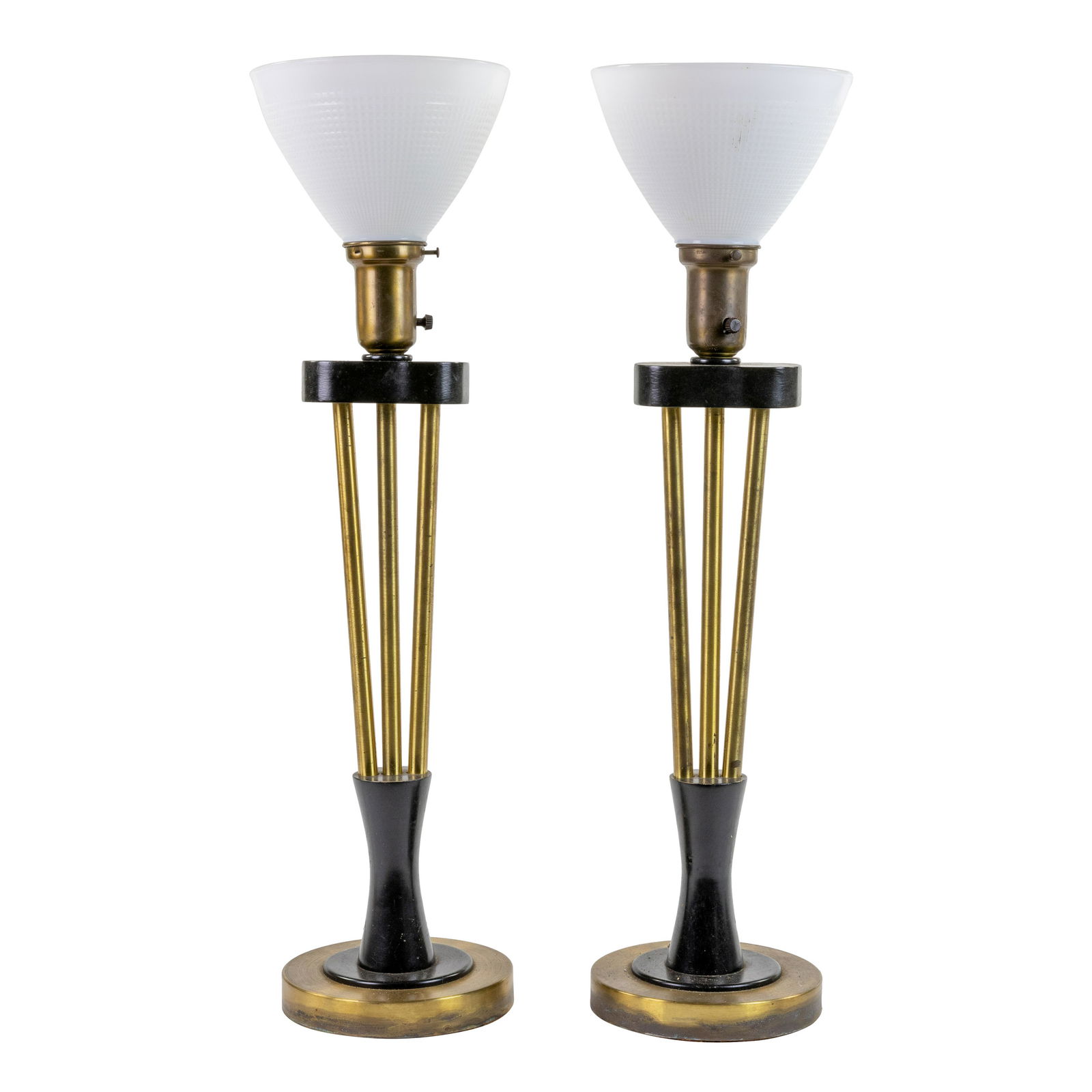 Majestic Brass Table Lamps - Pair (1 of 3)