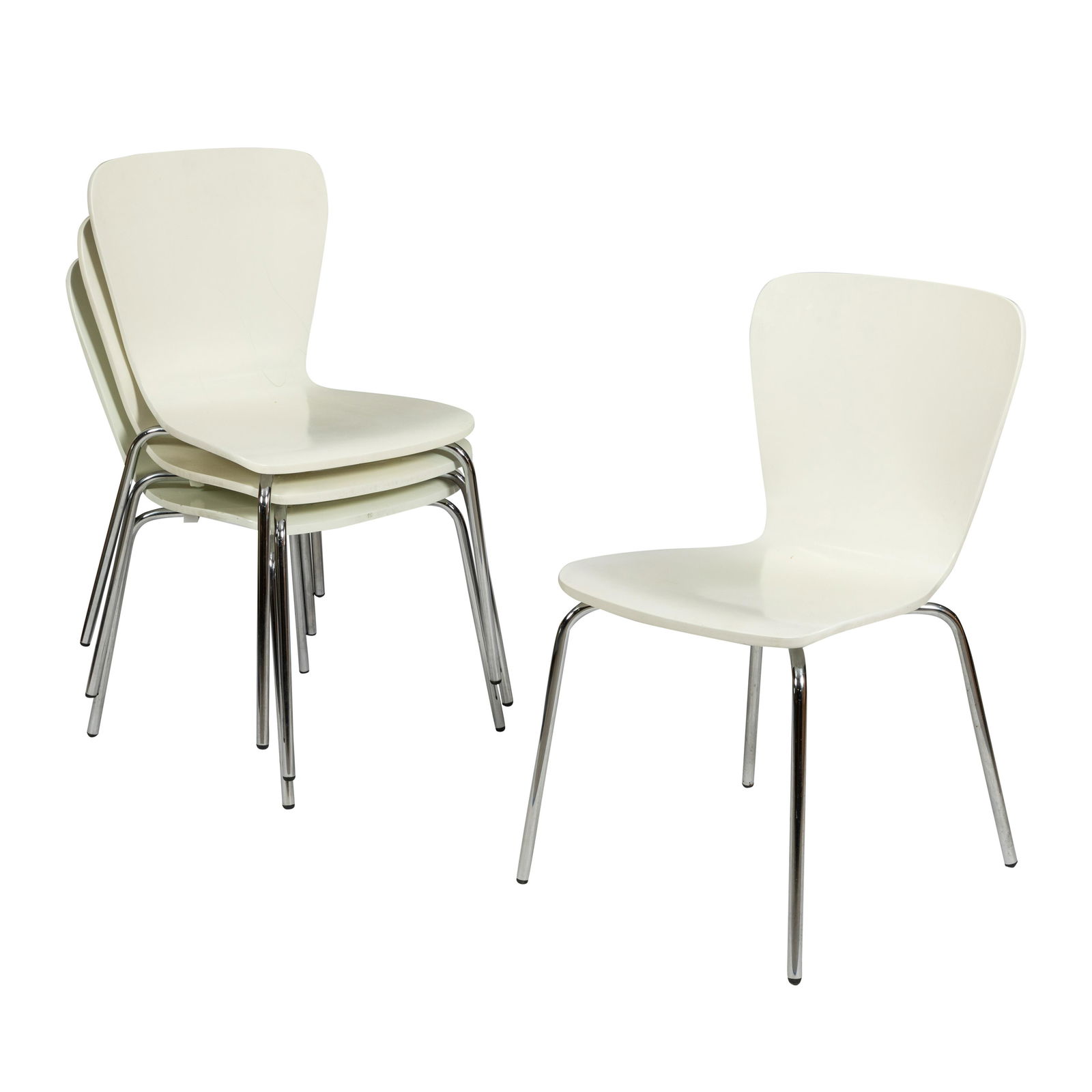 Fritz Hansen Style Stacking Chairs - 4 (1 of 2)