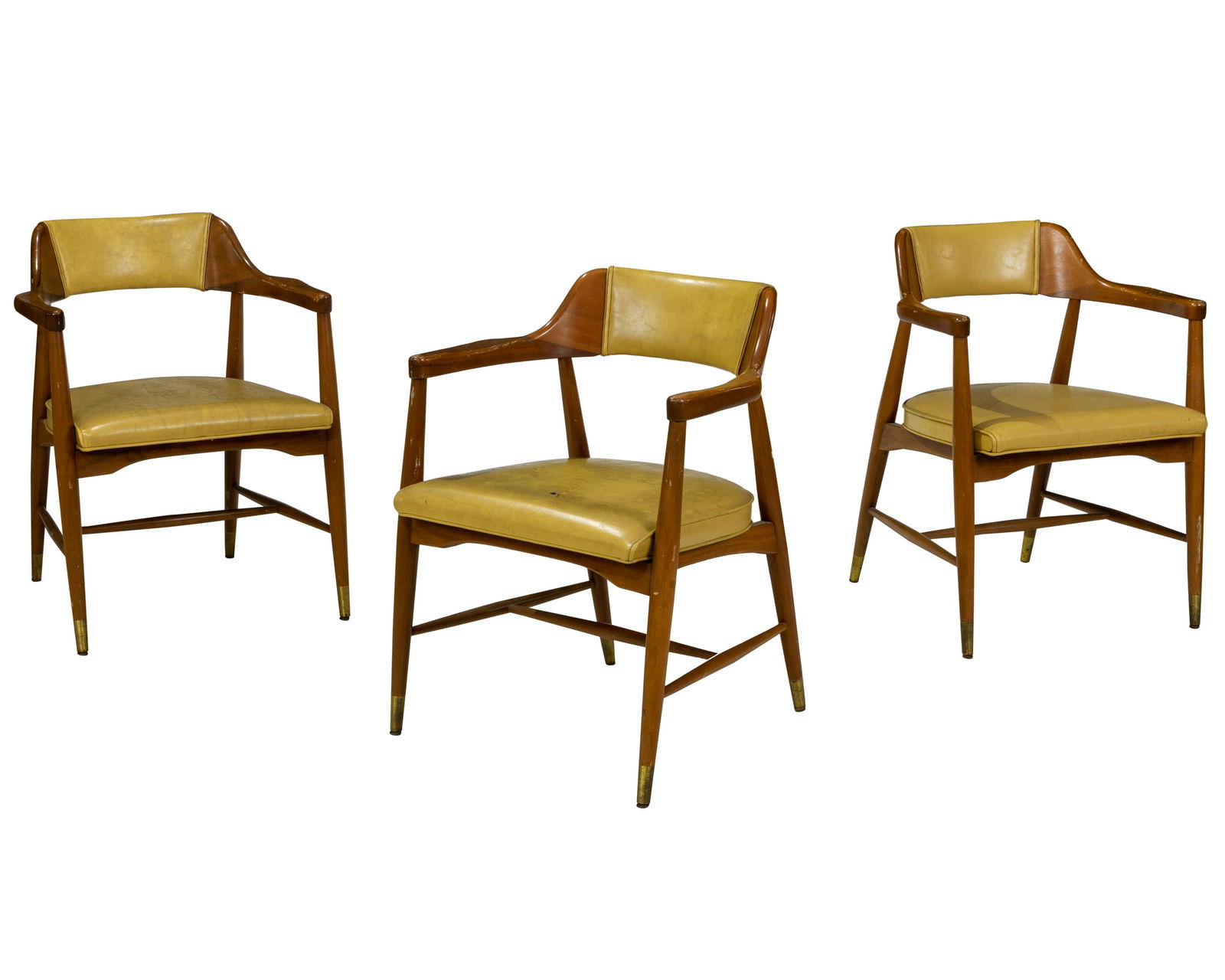 Mid Century Walnut Arm Chairs - 3 (1 of 3)