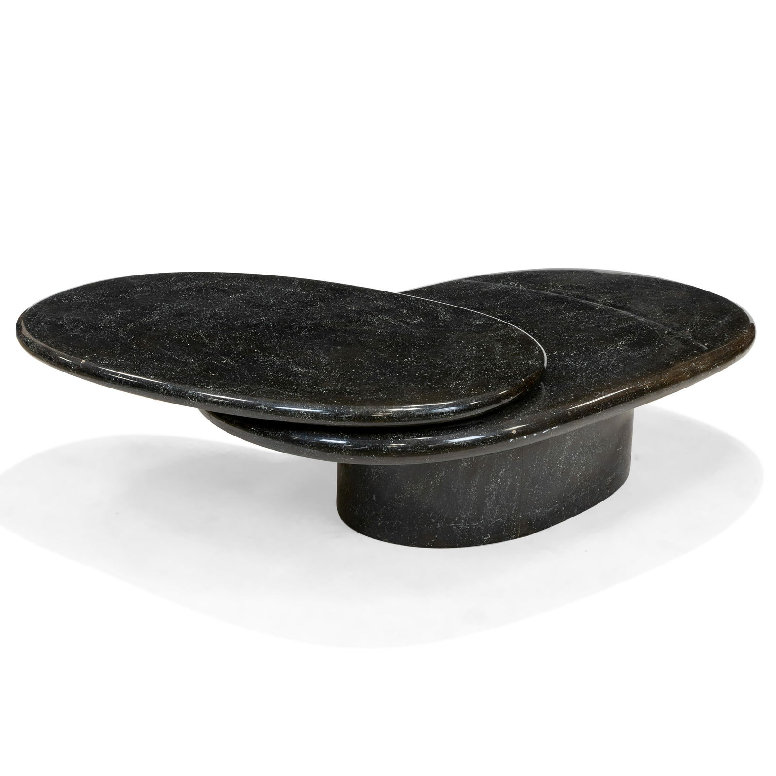 Faux Marble Swivel Top Coffee Table (1 of 4)