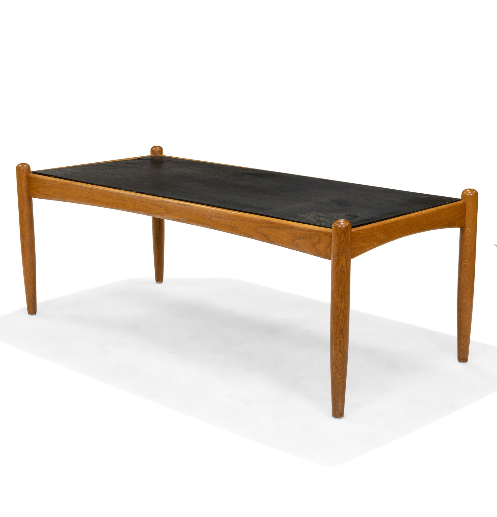 Oak Slate Top Coffee Table (1 of 3)