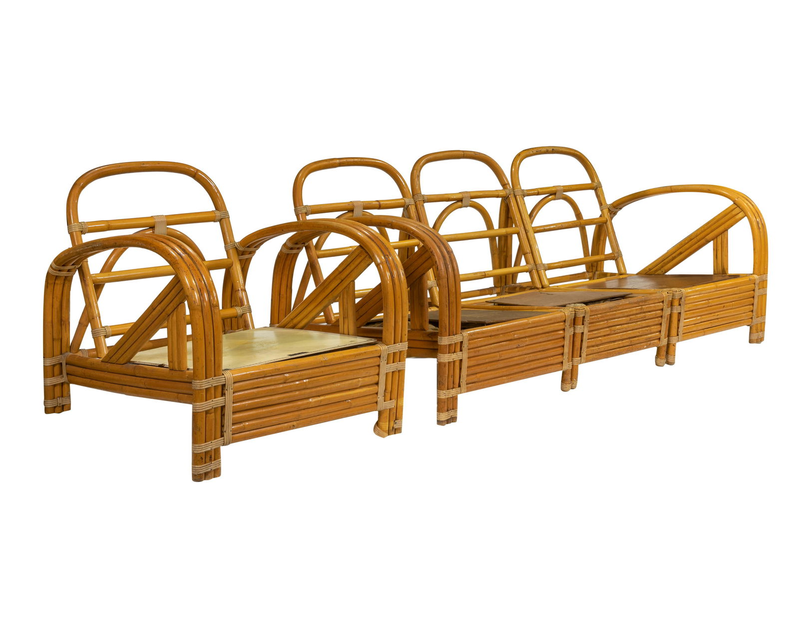 Deco Style Three Part Sofa and Lounge (1 of 4)