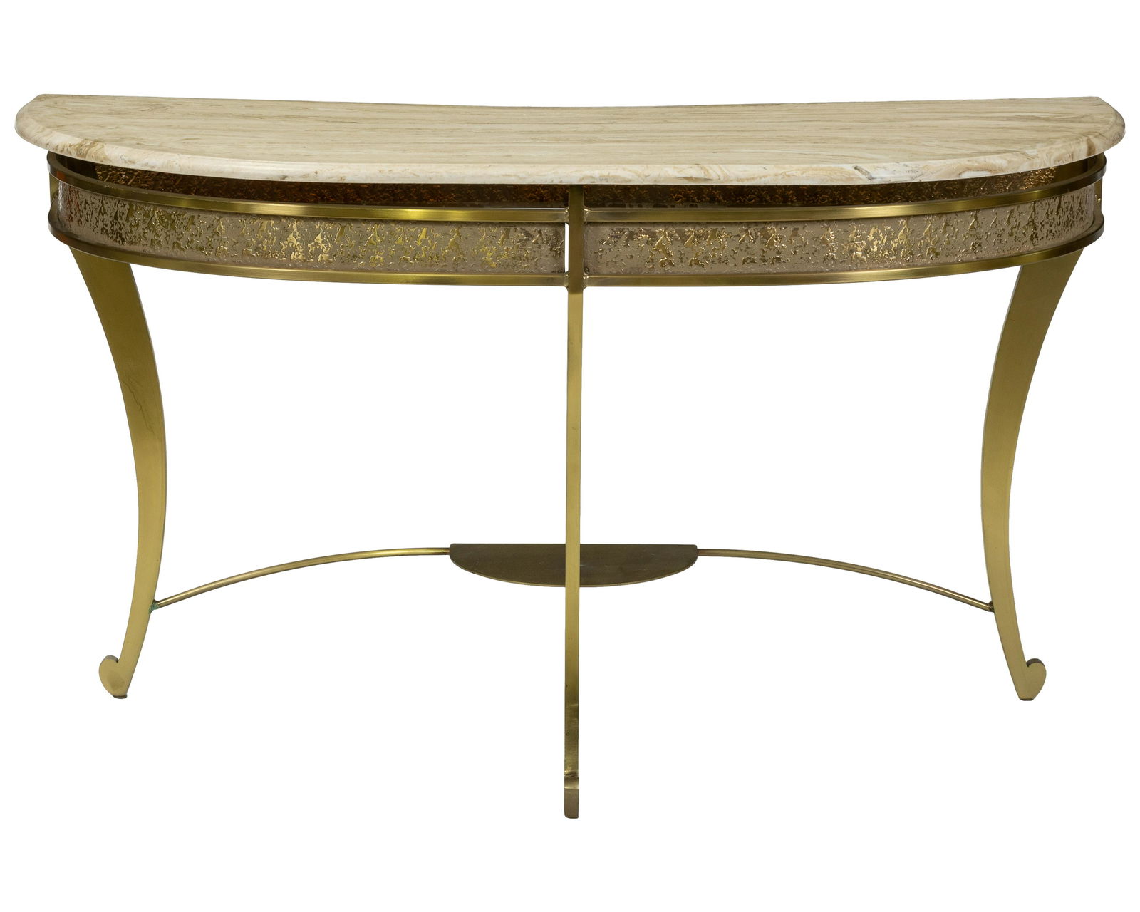 Mastercraft Style Demilune Console (1 of 2)